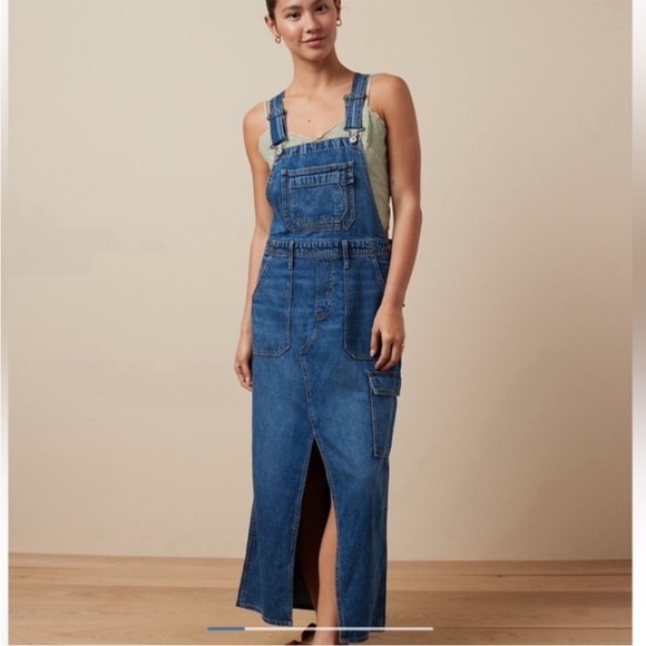 American Eagle Outfitters Dresses & Skirts - American Eagle Denim Overall Maxi Dress